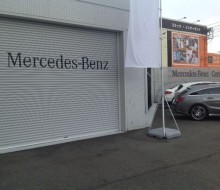 Benzシャッターマーキング(宮崎市)