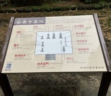 秋月家墓地周辺サイン①(高鍋町)