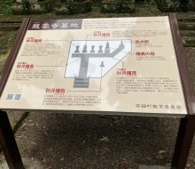 秋月家墓地周辺サイン②(高鍋町)