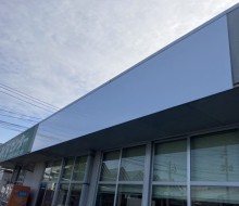 サイン隠蔽ラッピング(川南町)