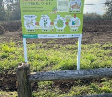 バイオマス燃料畑サイン(西都市)